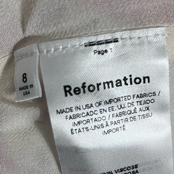 Reformation Size 8 Enya Dress in Clarita - Picture 15 of 15